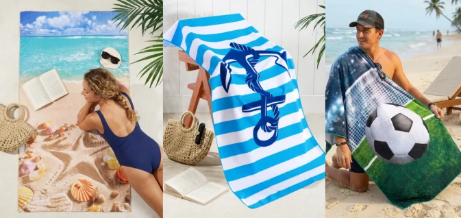 The Towel Shop Beach Towel collection – Quick dry & sand-resistant