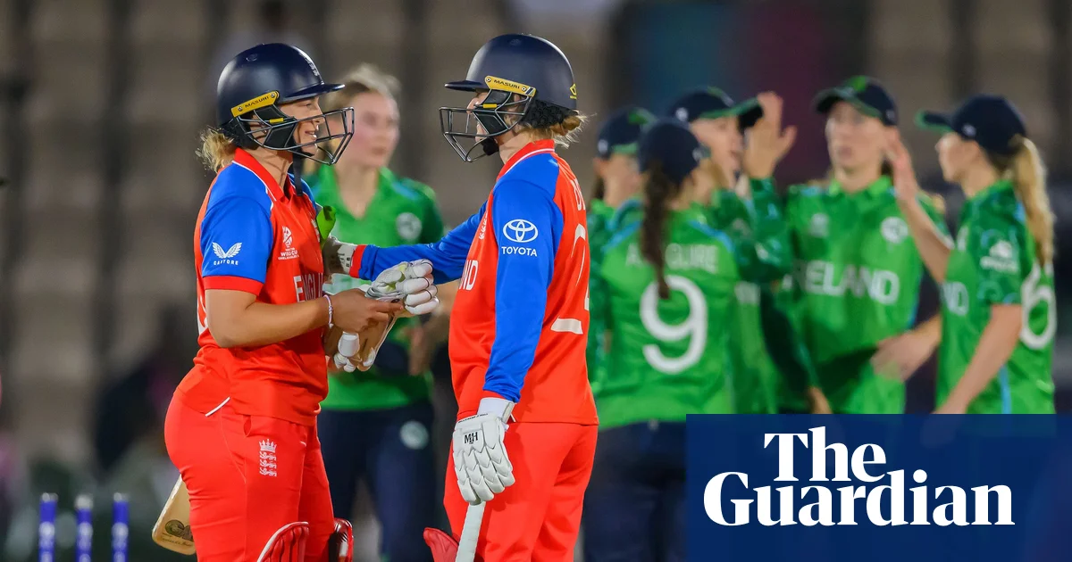 England survive wobble to see off Ireland but have Sciver-Brunt injury concern | Women’s T20 World Cup 2026