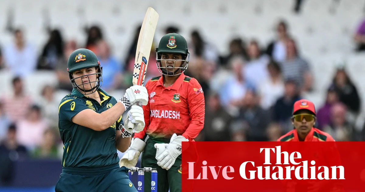Australia cruise to nine-wicket Women’s T20 World Cup win over Bangladesh – as it happened | Women’s T20 World Cup 2026