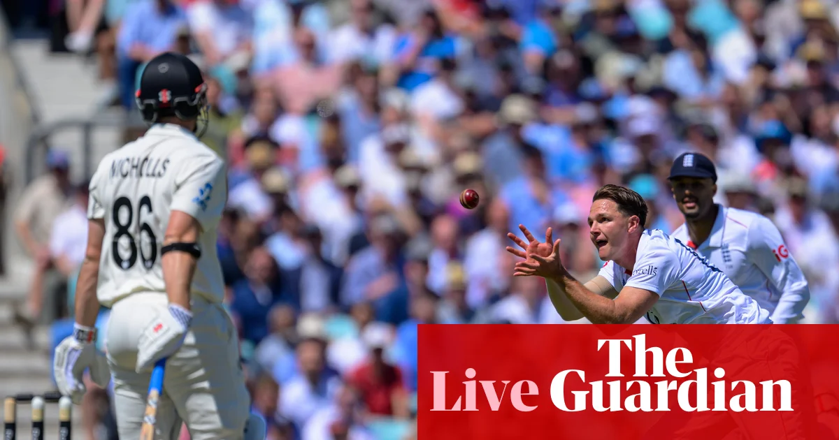England v New Zealand: second men’s Test, day one – live | England v New Zealand 2026