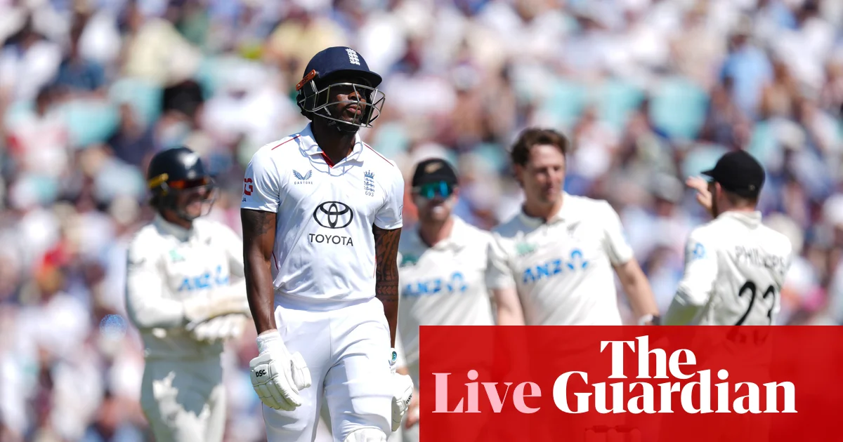 England v New Zealand: second men’s Test, day three – live | England v New Zealand 2026
