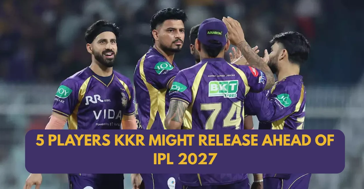 5 players Kolkata Knight Riders might release ahead of IPL 2027