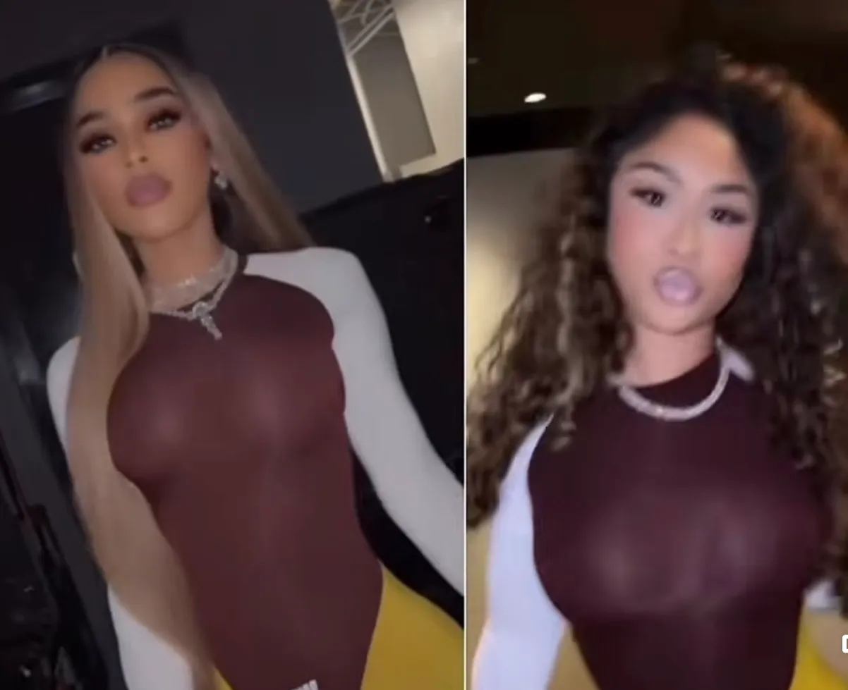 Ari Fletcher and Keyshia Ka’oir Both Wore the Same 0 Jean Paul Gaultier Bicolor Playsuit — Who Wore It Better?