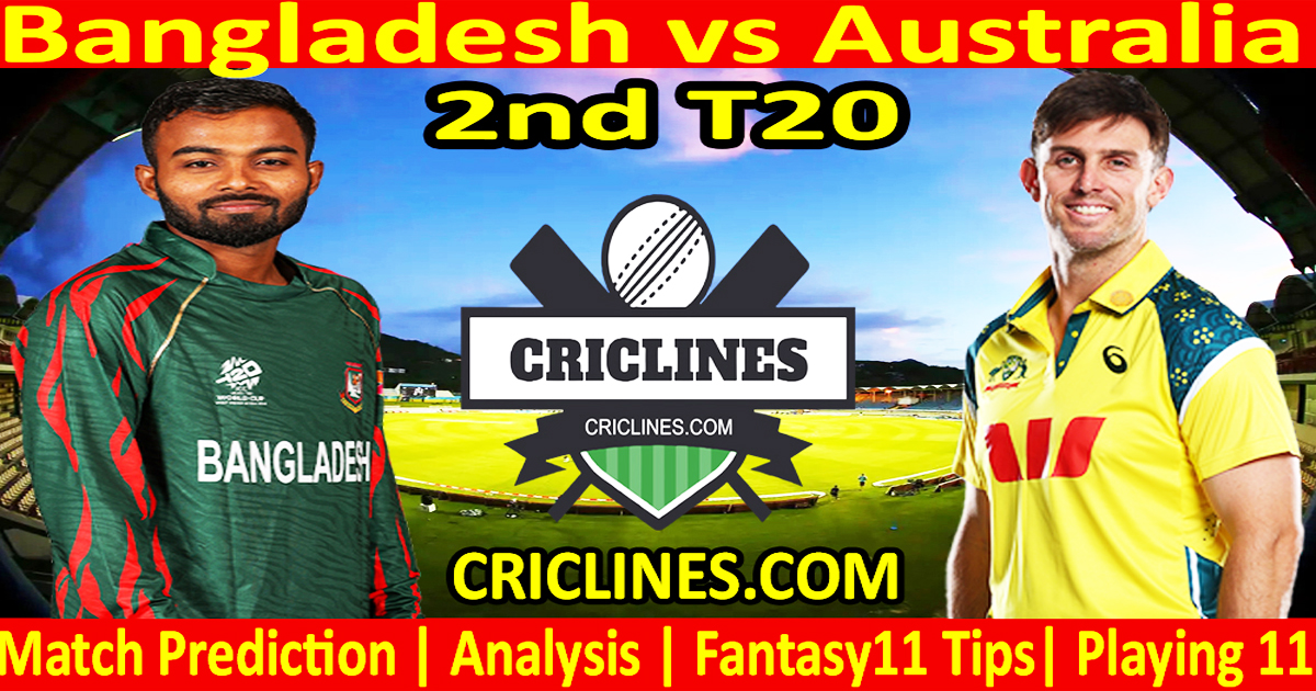 BAN vs AUS-Today Match Prediction-2nd T20-2026-Who Will Win