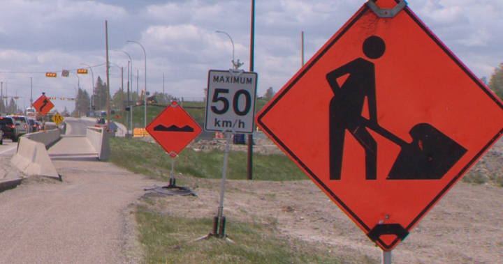 Hundreds of construction zone speeding tickets already issued this year: Calgary police – Calgary