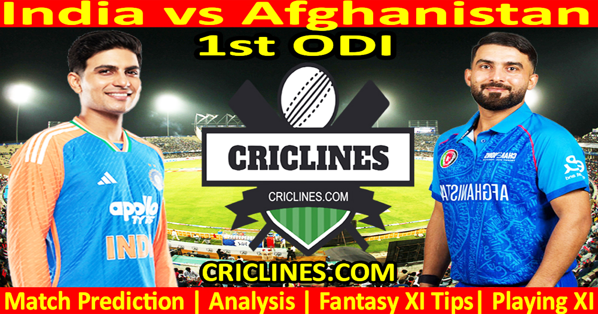 IND vs AFG-Today Match Prediction-1st ODI-2026-Dream11-Who Will Win