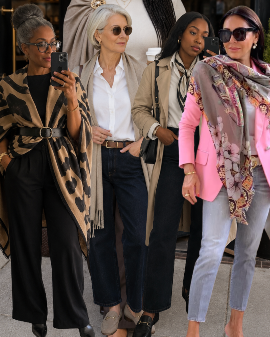 How to Wear a Large Scarf or Shawl: 10 Ways to Style It — Autum Love