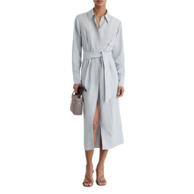 Splurge Monday’s Workwear Report: Modal-Blend Tie-Waist Shirtdress