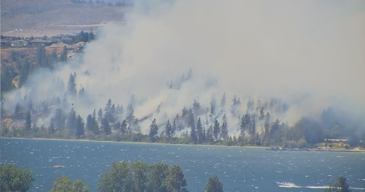Evacuation alert lifted for West Kelowna residents following wildfire