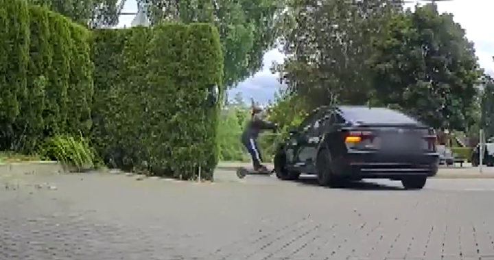 12-year-old’s guardian ticketed after child riding e-scooter hits car – BC